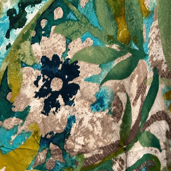 Jams World Blue Floral Green Dress medium - Picture 5 of 6